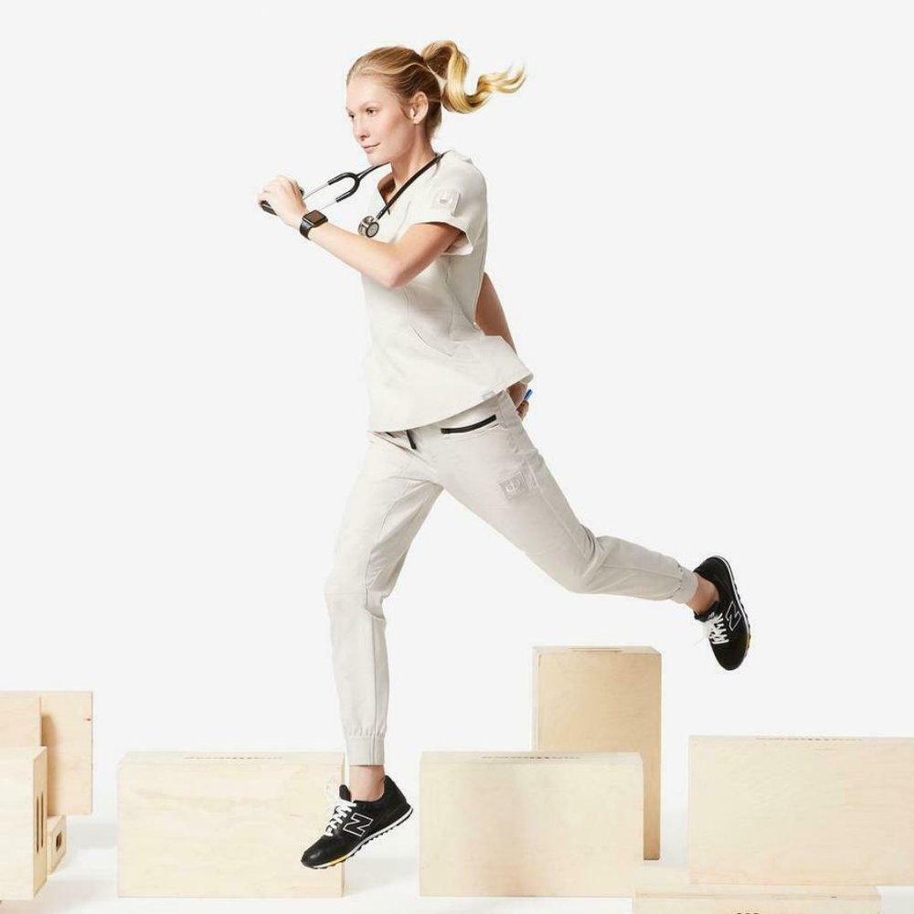 FIGS Women's Scrub Set - STAR WARS Limited Edition - Jedi Sand